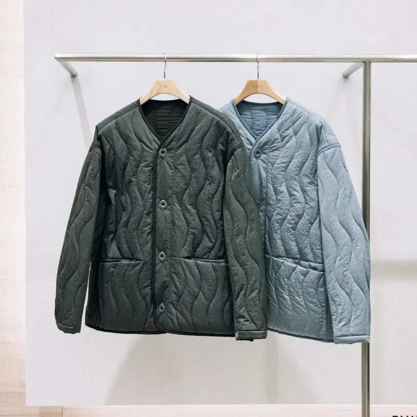 [BUNJANG] Time Homme Quilted Jumper / 타임옴므 퀼팅 점퍼