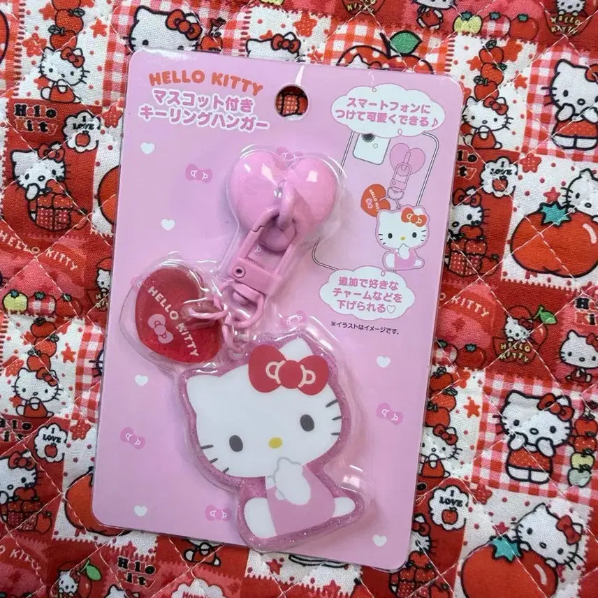 [BUNJANG] Hello Kitty Mascot Phone Keychain / 레어템 정품> 헬로키티 마스코트 폰 키링