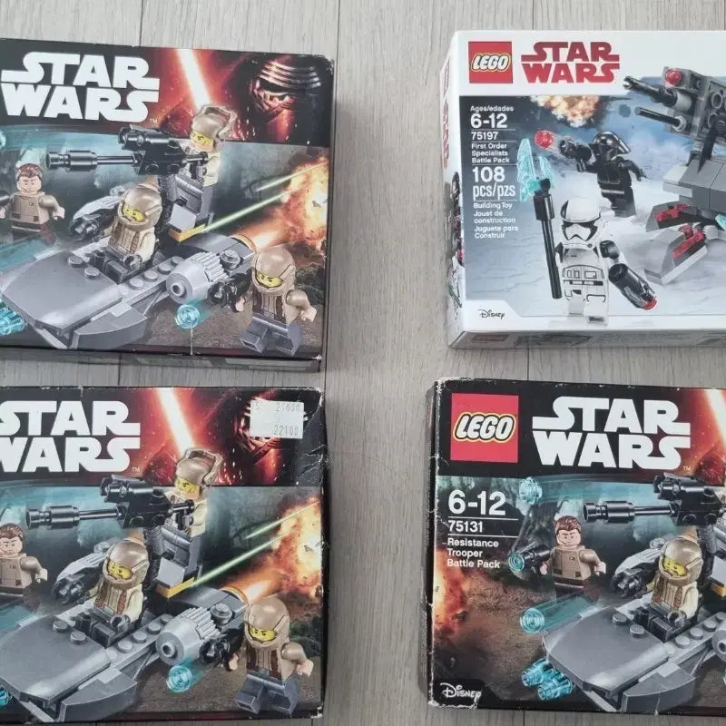 [BUNJANG] LEGO Star Wars Battle Pack Bundle Set / 레고 스타워즈 배틀팩 75131/75197 새상품 팝니다.