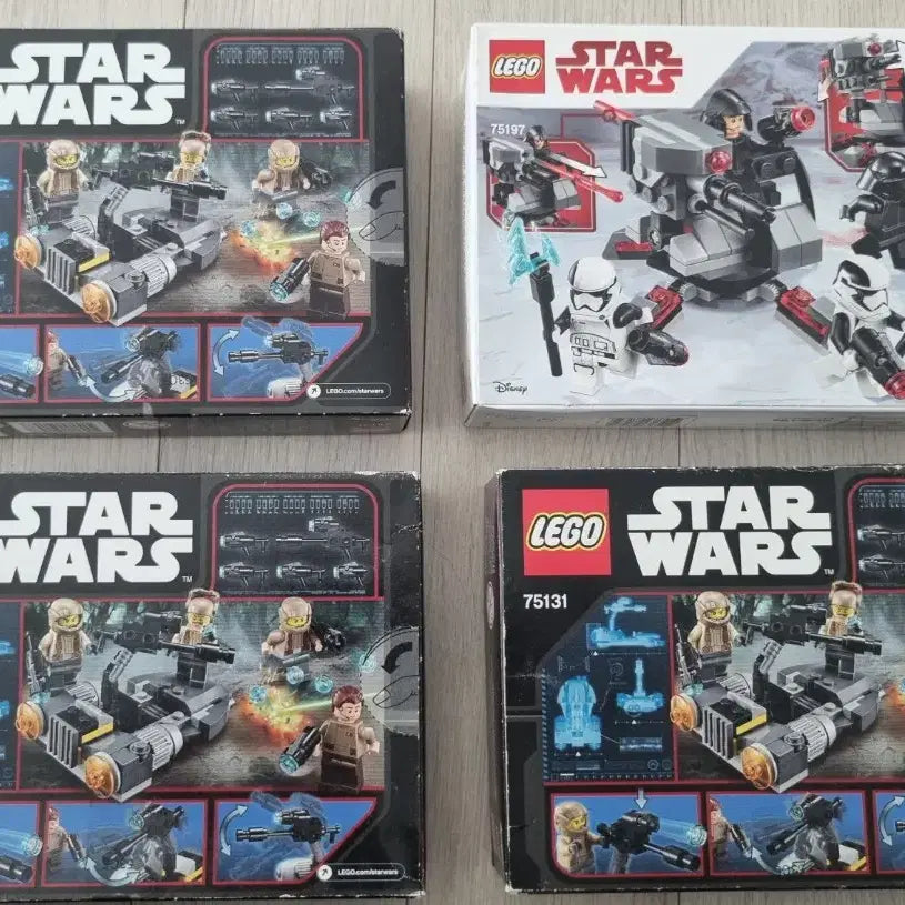 [BUNJANG] LEGO Star Wars Battle Pack Bundle Set / 레고 스타워즈 배틀팩 75131/75197 새상품 팝니다.