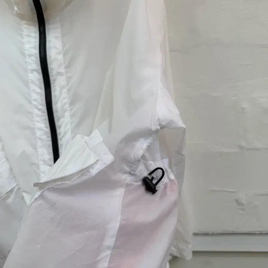 [BUNJANG] Crescent Nylon Cotton Blend Hoodie Zip-up / Crescent 나일론 코튼 블렌드 후드 집업 M