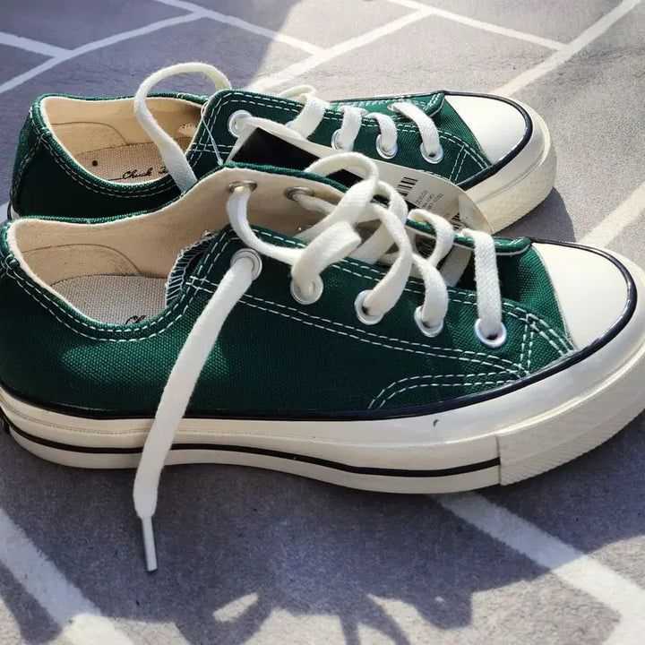 [BUNJANG] Converse Canvas Sneakers Green / 컨버스 캔버스화 그린 새상품
