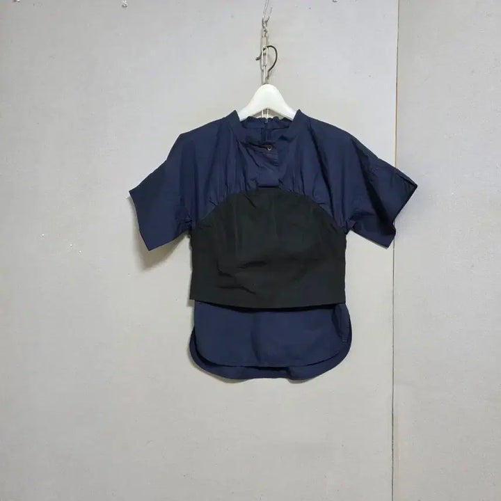 [BUNJANG] SJSJ Navy Blouse 44 / SJSJ 네이비 블라우스 44  n2806