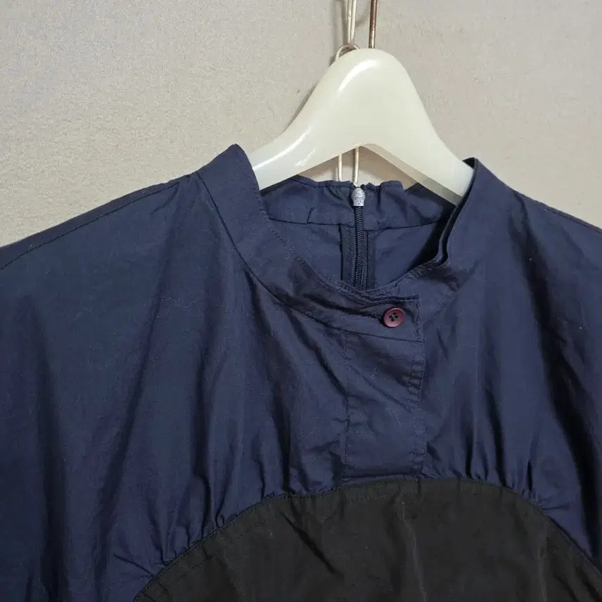 [BUNJANG] SJSJ Navy Blouse 44 / SJSJ 네이비 블라우스 44  n2806