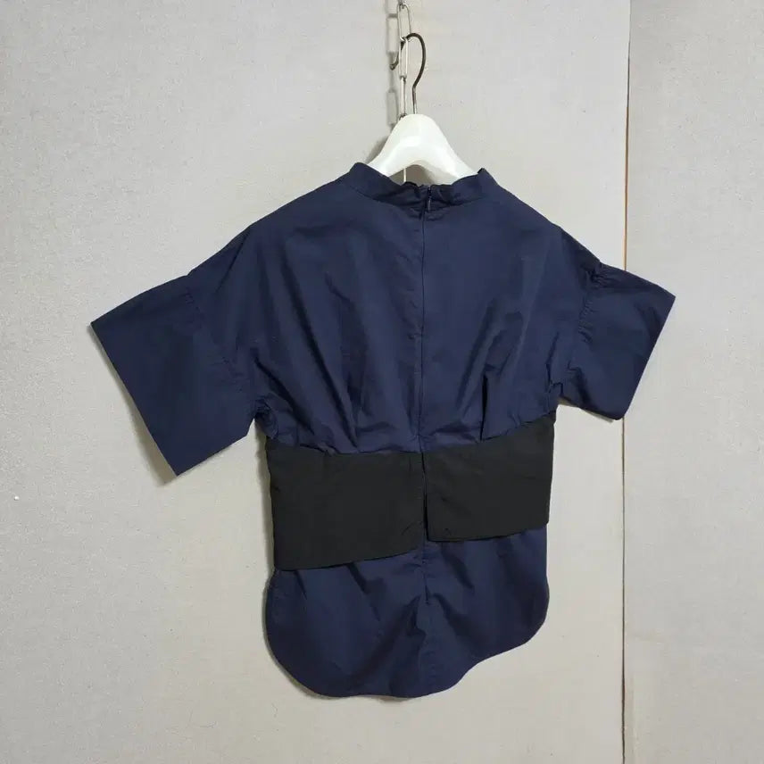 [BUNJANG] SJSJ Navy Blouse 44 / SJSJ 네이비 블라우스 44  n2806