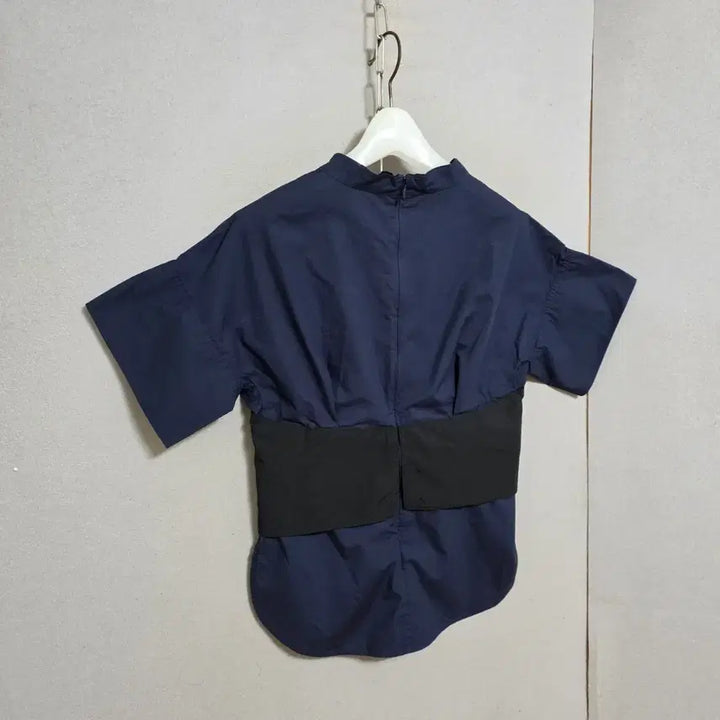 [BUNJANG] SJSJ Navy Blouse 44 / SJSJ 네이비 블라우스 44  n2806
