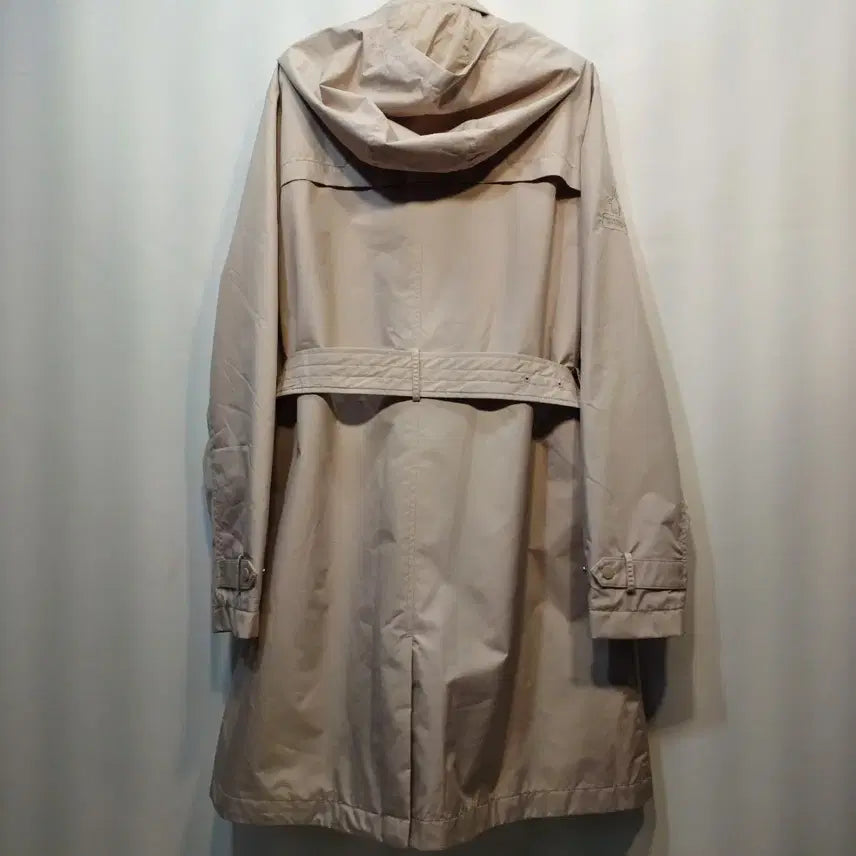 [BUNJANG] Hooded Trench Coat Beige 100 Size / 후드 트렌치 코트 베이지100사이즈봄가을  62216