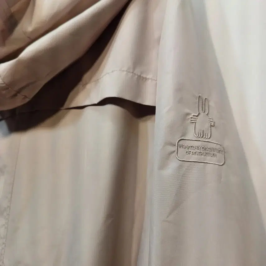 [BUNJANG] Hooded Trench Coat Beige 100 Size / 후드 트렌치 코트 베이지100사이즈봄가을  62216