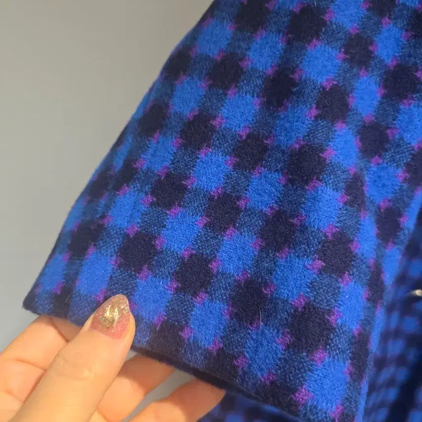 [BUNJANG] Lucky Chouette Check Pattern Coat / 럭키슈에뜨 코트