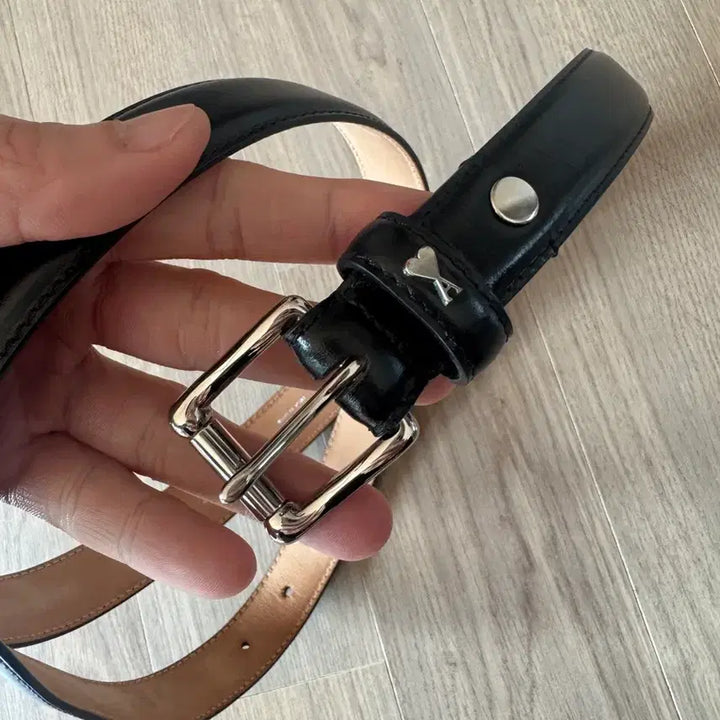 [BUNJANG] AMI Small Logo 2.5cm Belt / AMI 아미 스몰 로고 2.5cm 벨트 32사이즈 판매