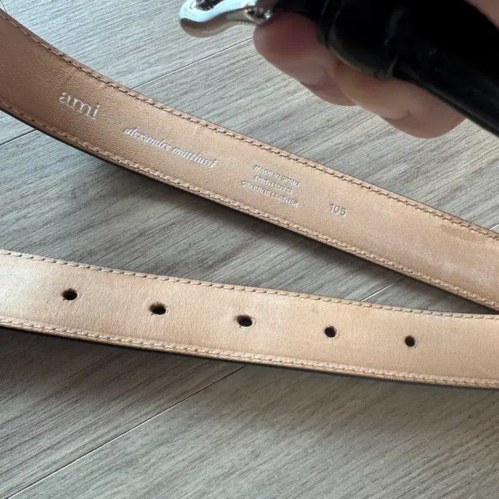 [BUNJANG] AMI Small Logo 2.5cm Belt / AMI 아미 스몰 로고 2.5cm 벨트 32사이즈 판매