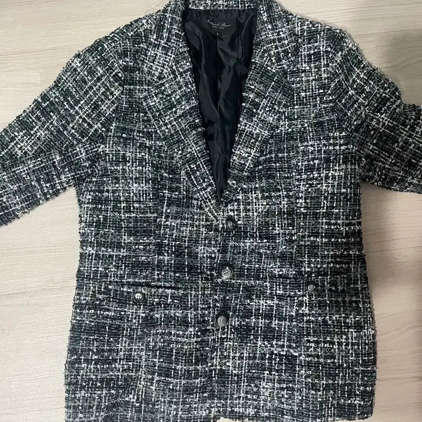 [BUNJANG] Black Tweed Jacket / 블랙 트위드자켓