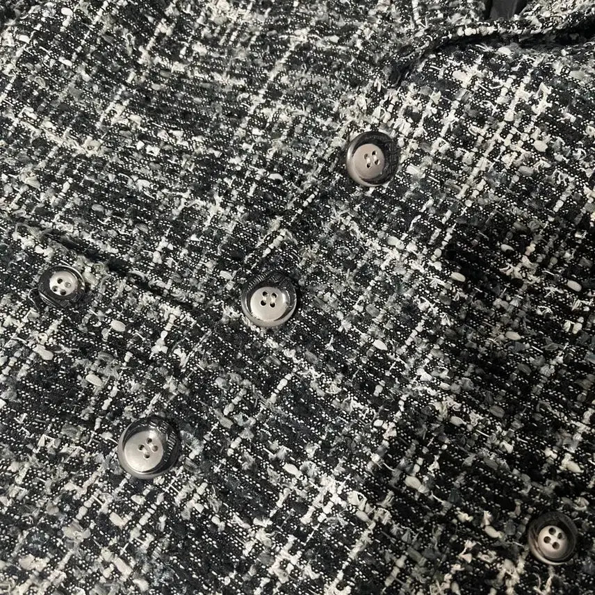 [BUNJANG] Black Tweed Jacket / 블랙 트위드자켓