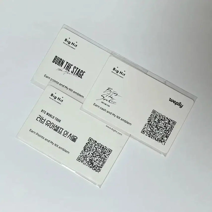 [BUNJANG] BTS Postcard Bundle Set / 방탄 엽서 일괄+큐알 코드(사용)