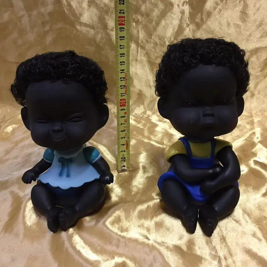 [BUNJANG] Unspecified Black Brothers Doll / 큰 시커먼스 형제 인형 / 요316