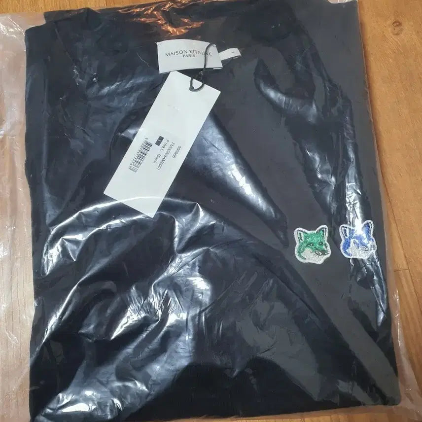 [BUNJANG] Maison Kitsune Fox Head Black Sweatshirt (L) / 메종키츠네 폭스헤드 블랙 맨투맨L