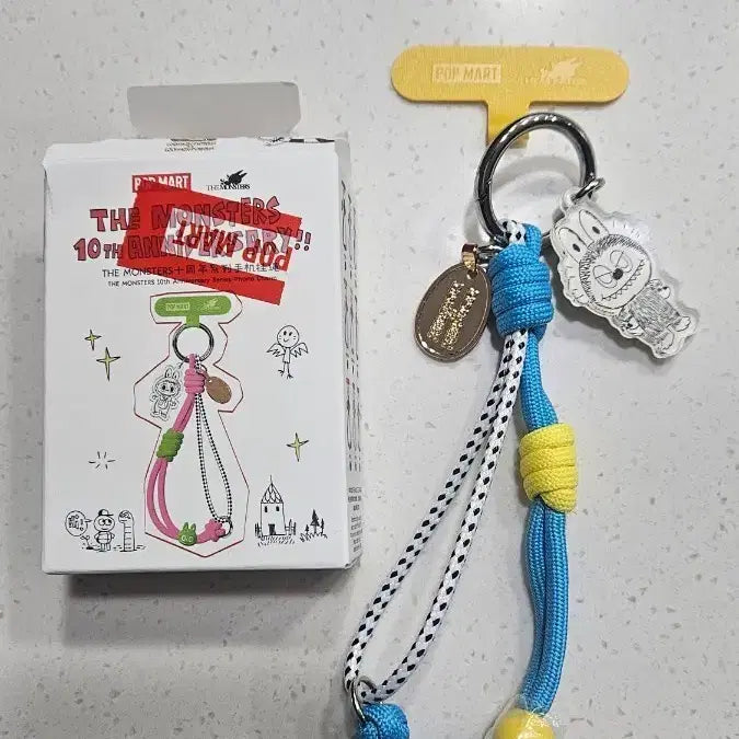 [BUNJANG] Pop Mart 10th Anniversary Keychain Strap / 팝마트 10주년 키링 스트랩