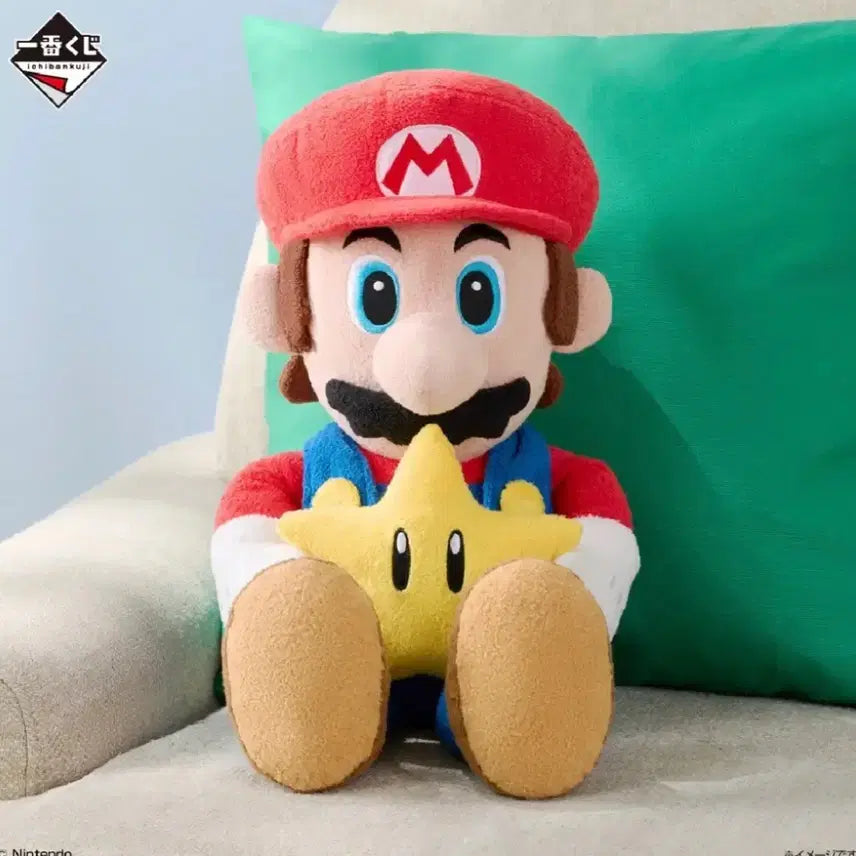 [BUNJANG] Super Mario Talking Mario Plush Doll / 슈퍼마리오 A상 말하는 마리오 인형
