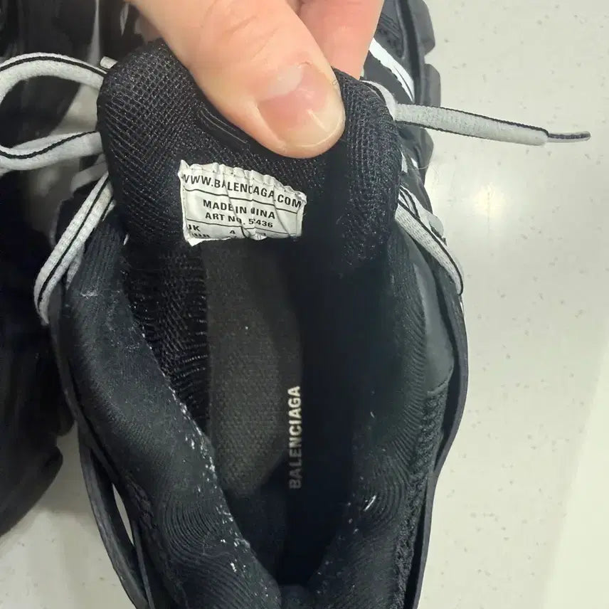 [BUNJANG] Balenciaga Track Sneakers Black Women's / 발렌시아가 트랙 스니커즈 블랙 37 우먼