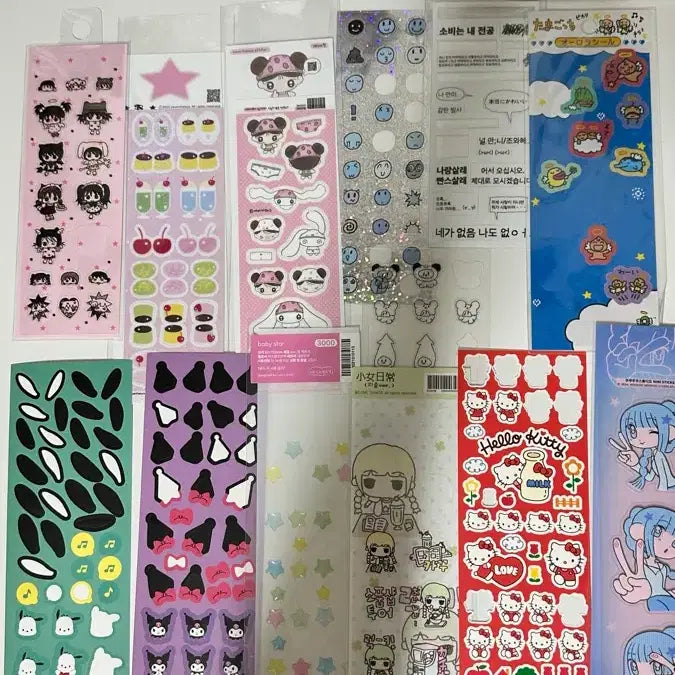[BUNJANG] Various Sticker Bundle Set / 다꾸 스티커 모음 일괄 판매