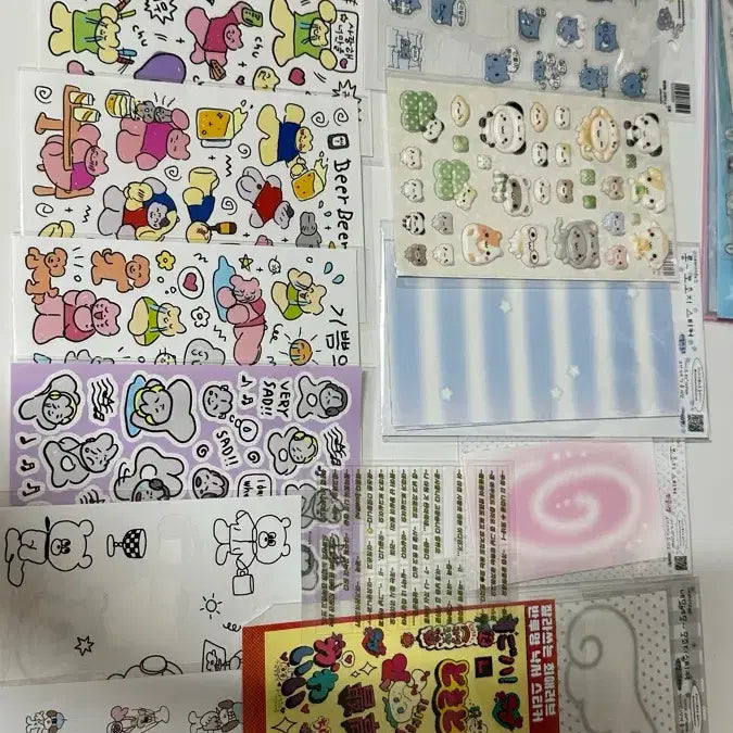 [BUNJANG] Various Sticker Bundle Set / 다꾸 스티커 모음 일괄 판매