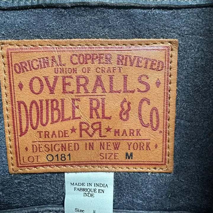 [BUNJANG] RRL Indigo Leather Jacket / RRL 18SS 인디고 레더 자켓 M