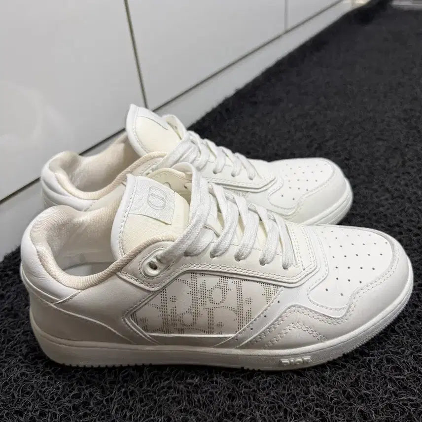 [BUNJANG] Dior B27 Uptown Low-Top White Oblique Sneakers / 디올 B27 업타운 로우탑 화이트 Dior Oblique 스니커즈