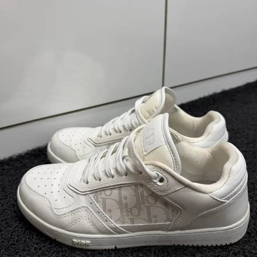 [BUNJANG] Dior B27 Uptown Low-Top White Oblique Sneakers / 디올 B27 업타운 로우탑 화이트 Dior Oblique 스니커즈