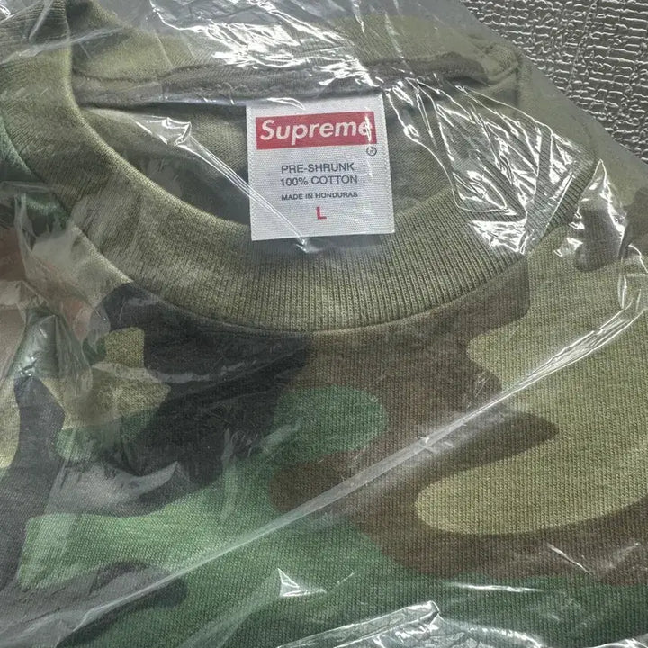 [BUNJANG] Supreme Arabic Box Logo Tee Woodland Camo / 슈프림 아라빅 박스 로고 티셔츠 우드랜드 카모 - 26SS