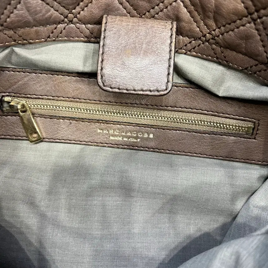 [BUNJANG] Marc Jacobs Quilted Brown Tote Bag / 마크제이콥스 토트백 가방
