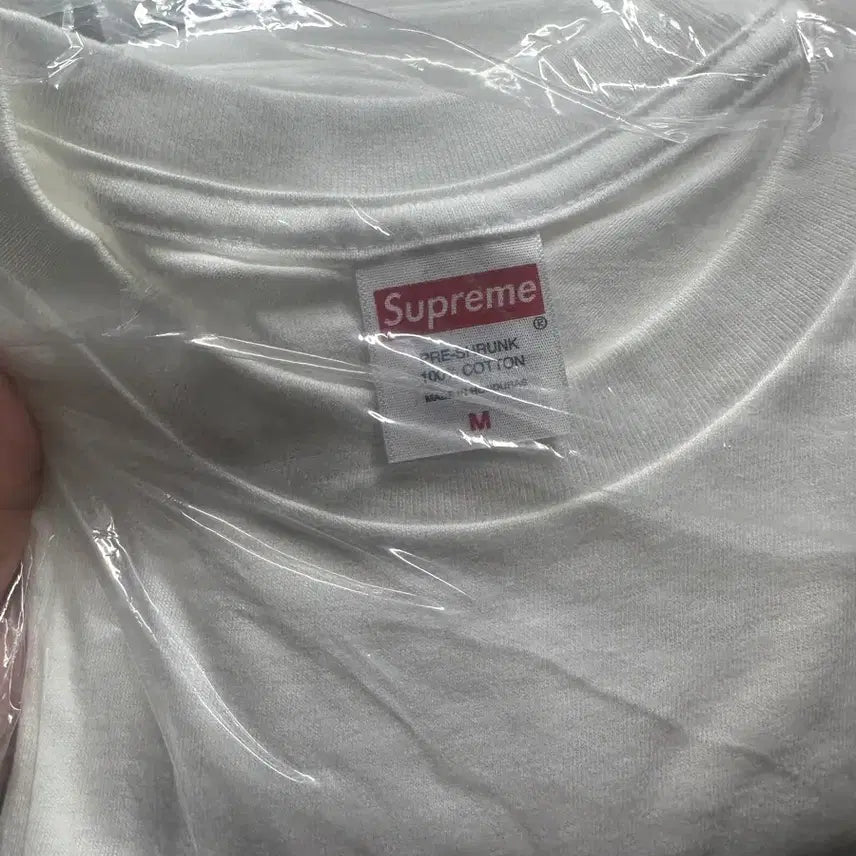 [BUNJANG] Supreme Arabic Box Logo T-shirt White 26SS / 슈프림 아라빅 박스 로고 티셔츠 화이트 - 26SS