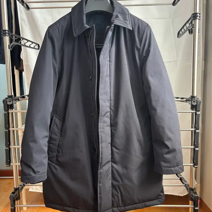 [BUNJANG] Trugen Goose Down Mac Coat Navy 95 / 트루젠 맥코트형 구스 다운 점퍼 네이비 95