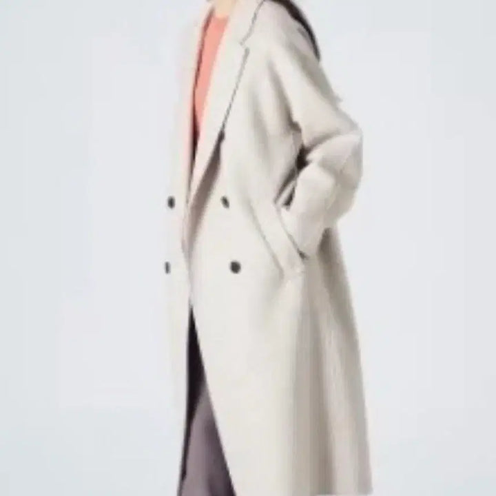 [BUNJANG] 8 Seconds Handmade Beige Long Coat / 택있는새상품)에잇세컨즈 핸드메이드 베이지 롱코트