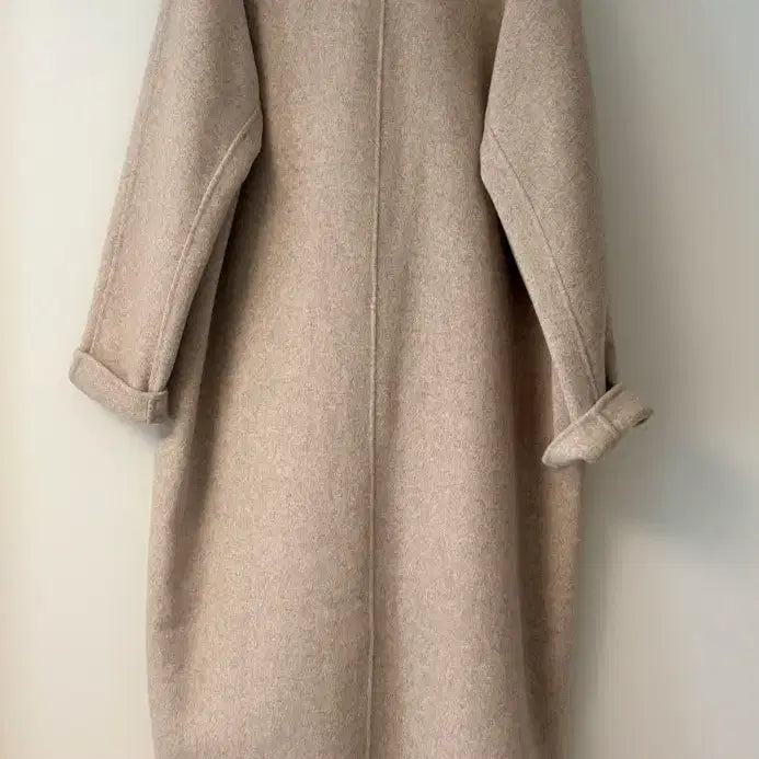 [BUNJANG] 8 Seconds Beige Handmade Long Coat / 택있는새상품)에잇세컨즈 핸드메이드 베이지 롱코트