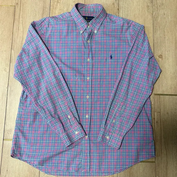 [BUNJANG] Vintage Polo Plaid Shirt XL / 빈티지_폴로 잔체크 셔츠 (XL)