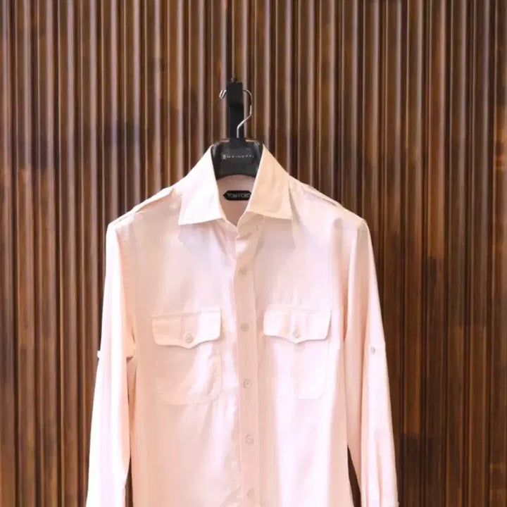 [BUNJANG] TOM FORD Epaulet Safari Shirt Size 40 / 톰포드 견장 사파리 셔츠 40