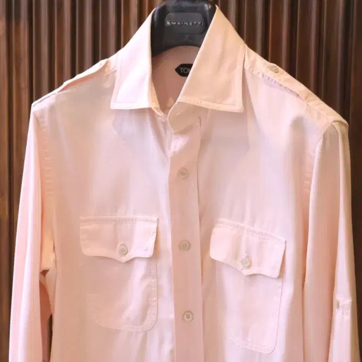 [BUNJANG] TOM FORD Epaulet Safari Shirt Size 40 / 톰포드 견장 사파리 셔츠 40