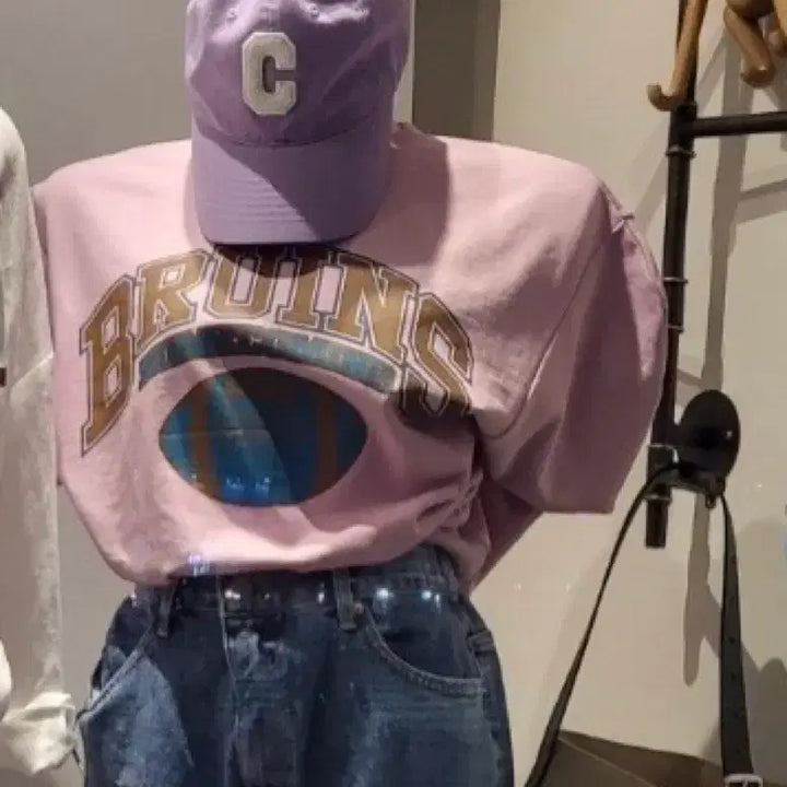[BUNJANG] Vintage Rugby Shirt and Jeans Set / 럭비티+빈티지 청바지 세트