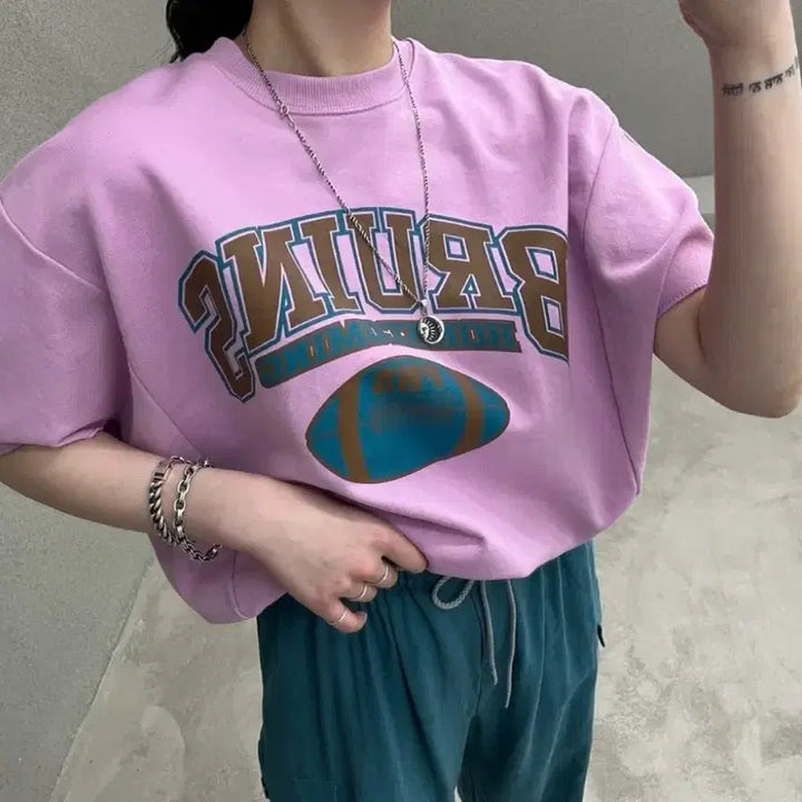 [BUNJANG] Vintage Rugby Shirt and Jeans Set / 럭비티+빈티지 청바지 세트
