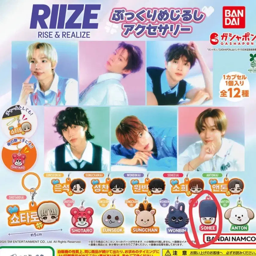 [BUNJANG] RIIZE Mejiroshi Sohee Doll / 라이즈 메지루시 가챠 소희 똘병