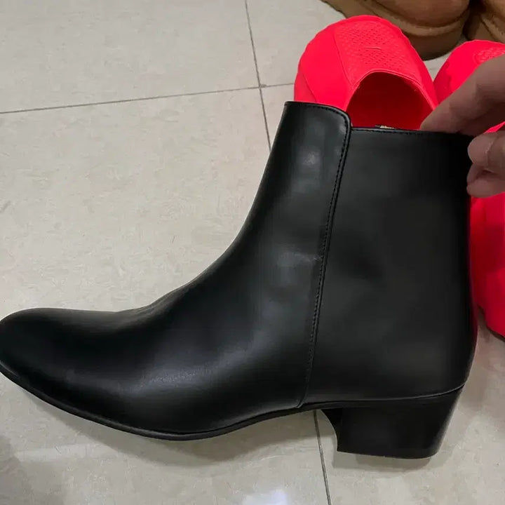 [BUNJANG] Firenze Atelier Chelsea Boots 270 Black / 피렌체 아뜨리에 첼시부츠270판매 굽4.7cm