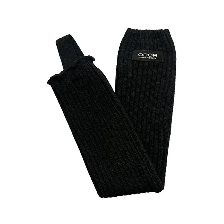 [BUNJANG] Odoer Twis Knit Warmer / 미개봉) 오도어 트위스 니트 워머 인 블랙