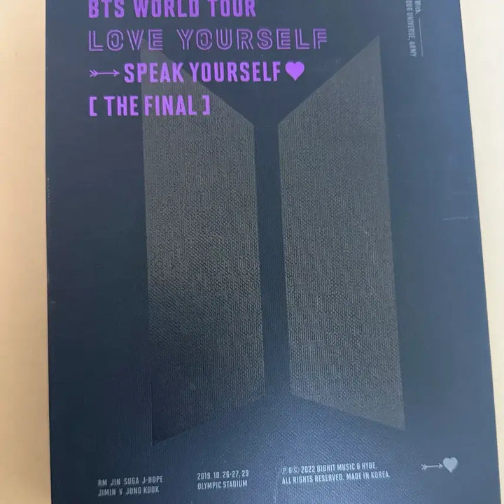 [BUNJANG] BTS Speak Yourself DVD / 방탄소년단 BTS 스픽콘 디코