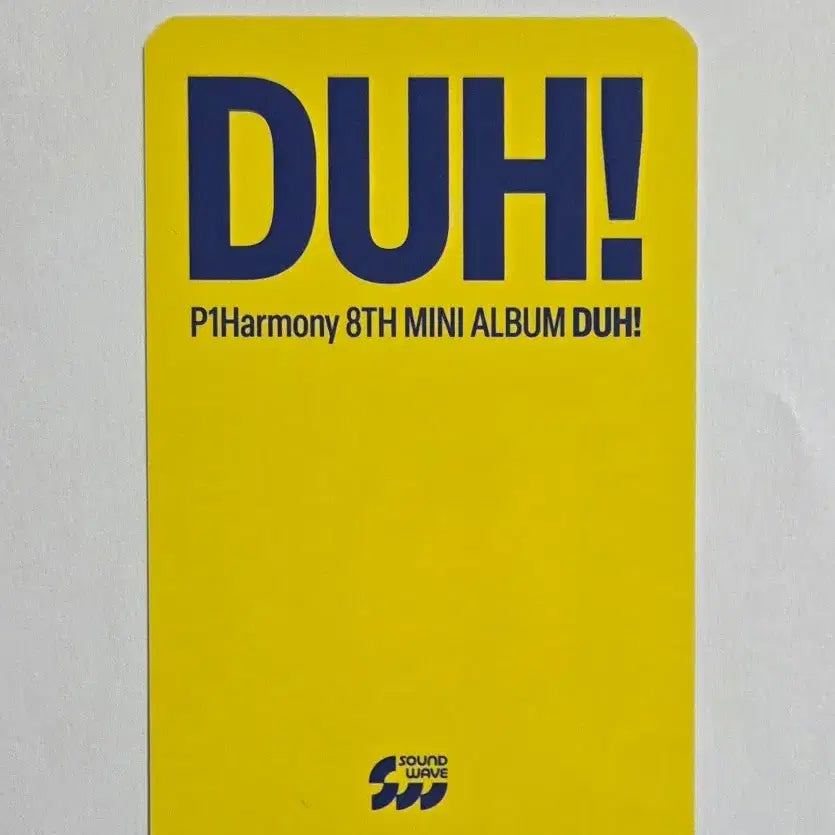 [BUNJANG] P1Harmony Intak POB Photocard / 피원하모니 DUH! 사운드웨이브 특전 포카 인탁