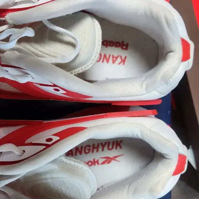 [BUNJANG] Reebok Kanghyuk Premier Road Modern Sneakers / 리복 x 강혁 프리미어 로드 모던 화이트 레드