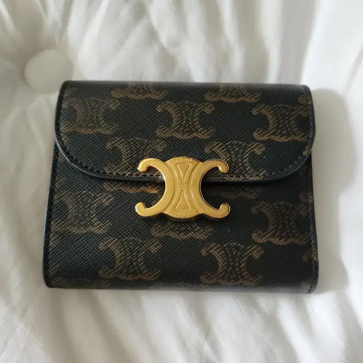 [BUNJANG] Celine Triomphe Bifold Wallet / [정품]셀린느 트리옹프 반지갑