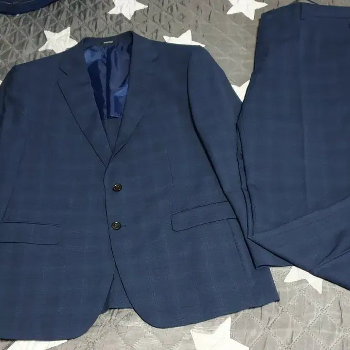 [BUNJANG] Manit Suit Navy Classic Suit Set / 맨잇수트 트윌 봄 여름용 클래식 수트셋업 네이비
