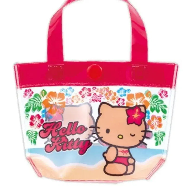 [BUNJANG] Sanrio Hello Kitty Mini Beach Bag Pouch / 산리오 헬로키티 미니 비치백 파우치