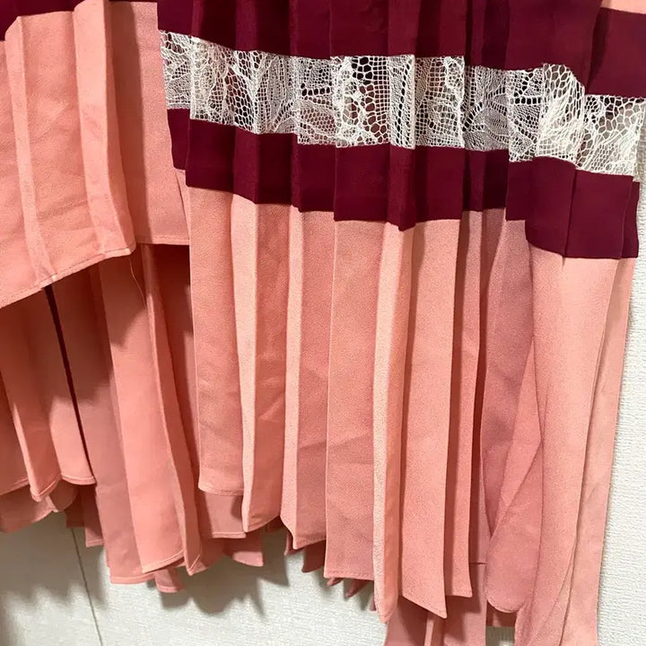 [SOLD OUT] 마쥬 핑크 플리츠 원피스