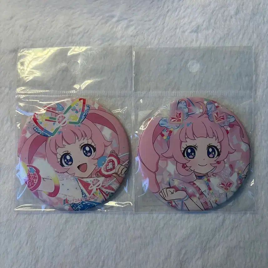 [BUNJANG] Secret I-Free Himari Sora BIG Badge Bundle Set / 비밀의 아이프리 히마리 소라 BIG 캔뱃지 일괄